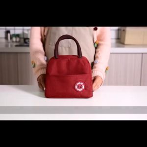 Lunch Bag Cooler Tempat Penyimpanan Bekal Makan Siang Aluminium Foil Tas Bekal Bahan 2 Lapis PH T56
