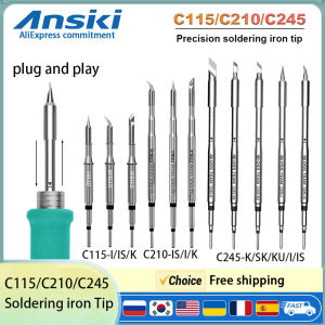 OSS C115 C210 C245 Super Fine series Soldering Iron Tips for T80 HS02 soldering iron T210 T245 Soldering Station