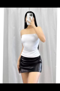 RIZZA TOP TUBE STRECHABLE GARTERIZE BACK WOMEN/LADIES FIT SMALL TO XL