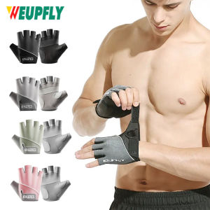 1Pair Weight Lifting Gloves Full Palm Protection Workout Gloves for Gym Cycling Exercise Breathable Super Lightweight for Mens and Women