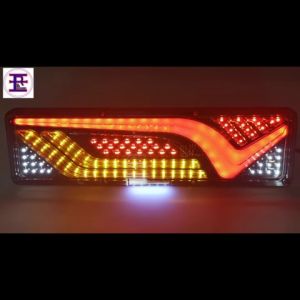 1 Pair(2pcs) - Hight Quality Super Bright 24V (18" x 5") TAIL LIGHTS For All TruckTrailer Elf Forward - Waterproof