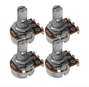 Guitar Potentiometer Guitar Parts/kits 15mm Pots Shaft A250K B250K A500K B500K Guitar Volume Tone