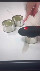 【New Arrival】 One Touch No Sharp Edge Can Opener Machine Battery Powered Automatic Electric Jar Lid Opener Handheld Jar Can Tin Opener