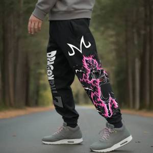 กางเกงขายาวผู้ชายแฟชั่นสตรีทใหม่ปี 2025 ผ้าฝ้ายเอวสูง ทรงขากว้าง ดีไซน์ชายหลวม ระบายอากาศได้ดี ลายโกคู