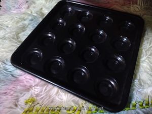 Black Billiard Ball Tray with 12 Compartments for Ball Storage and Organization