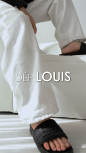 Leonardo Dép Nam Leo Louis Quai Ngang Cao Su Đúc Cao Cấp Logo In Nổi Sắc Nét Chống Trượt Bền Bỉ