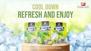 MALCO Green Lemon Tea 20 SACHETS x 20 GM | a.k.a Lime Juice | Premixed Powder Drinks | HALAL | ISO Certified