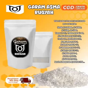 GARAM RUQYAH MORTAZAM 100gram PELARISAN USAHA SEPI PENARIK REJEKI PAGAR GAIB RUMAH & TOKO