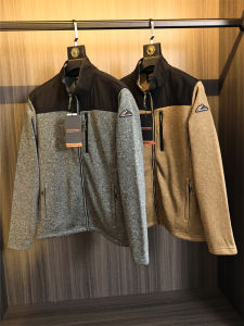 Áo Khoác Nam Thời Trang Mùa Thu Đông Cổ Đứng Lót Nỉ Dày Dặn Áo Khoác Ngoài Thường Ngày Dáng Rộng Dài Tay Phong Cách Thành Phố