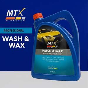 MTX WASH & WAX CAR SHAMPOO 2000ml with Terry Microfiber