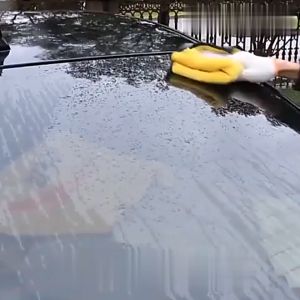 BabyShop-C945 Kain Lap Mobil Microfiber Serbaguna 30x30cm dengan Gantungan / Kain Lap Dapur Motor Kaca 2 Sisi Multifungsi / Kain Lap Microfiber Car Wipe Cloth Universal Import