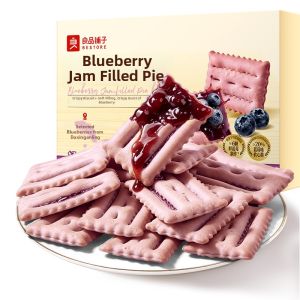 BESTORE | Office Snack Blueberry Filled Cookies