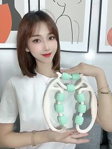 ลูกกลิ้งนวดขาโยคะ ลูกกลิ้งนวดขา 9ล้อ360°กระชับเรียวขา นวดสลายไขมัน กำจัดกล้ามเนื้อแขน-ขา สะดวก เหมาะสำหรับใช้ประจำวัน.