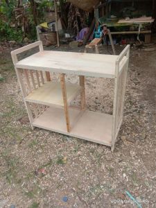 RAK DAPUR 2 TUNGKU~RAK KOMPOR~RAK BUKU~SERBAGUNA~NATURAL