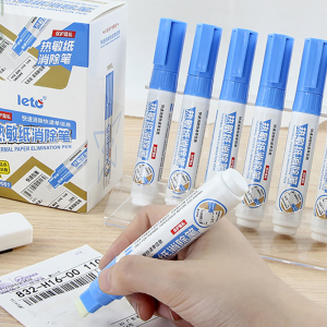 1/3-Pack Thermal Paper Eraser Pen Express Smudger Ready to Use Portable Quick-Drying Privacy Ink Cover-Up Liquid Eraser Tool