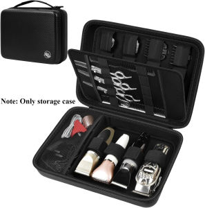 (Case only) Hard Travel Case for Hair Clippers Hair Cutting Barber Supplies Organizer Bag Trimmer Storage Holder for Ufree