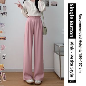 YAYANGREN | Black Summer Office Straight Leg West Trouser