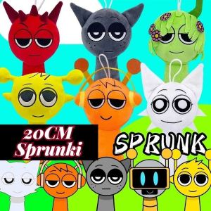20CM Sprunki Plush Toy Kid Rhythm Box Puzzle Toy Incredibox Game Figure Doll Kid Gift