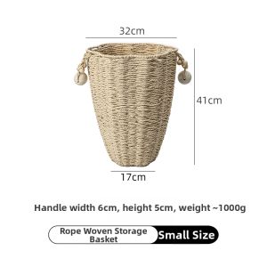 YSINGHOME | Multifunctional Handcrafted Wooden Laundry Basket