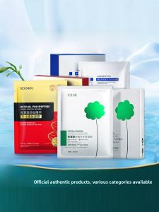 Hydrating Skin Care Fullerenes Hyaluronic Acid Facial Mask Womens Nourishing Essence Soothing Snow Peptide Ice Mask Brightening Pore Minimizing