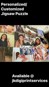 Personalized Jigsaw Puzzle A4 and 5R size