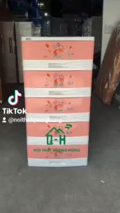 TỦ NHỰA DUY TÂN 5 TẦNG ĐẠI KIỂU CAO CÂP GIAO NHANH HCM