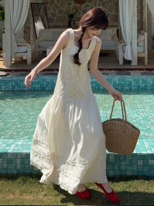 CHOUXIE | Fashionable French Style White Dress