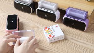 Phomemo 80mm Continuous Thermal Sticker For M03/M03AS/M04S/M04AS Printer(3 Rolls)