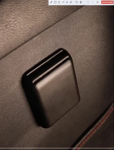 General Auto Parts Interior 6.8x8.5cm Multifunctional Car Storage Box Car Seat Holder Card Ticket Storage Box Holder