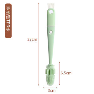 Four-in-One Long Handle Cup Brush Water Cup Cleaning Tool Sponge Groove Cleaning Brush Insulated Cup Mouth Brush Gap Cleaner