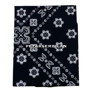 Bandana Slayer Motif Paisley Ukuran 45x45cm Bahan Poly Sablon