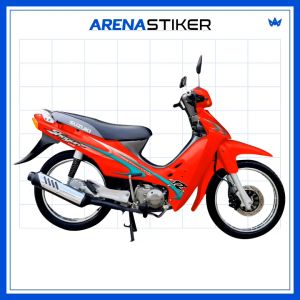 SH35c Sticker Shogun Kebo Stiker Striping Lis Suzuki Shogun 110 R 2000 - 2003 Variasi Retro Design Lz