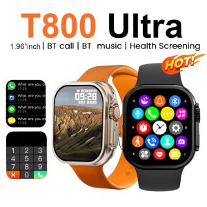 Mai Smart Watch T800Ultra Big Screen 1.99in Phone Call Music Sport Mini Game Compatible with all systems