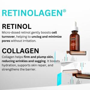 [100% Original] P.CALM Retinolagen Ampoule 30ml （Anti-wrinkle firming pore shrinkage gentle brightening sensitive skin can be used）