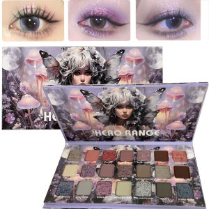 21-Color Chameleon Flashing Eyeshadow Palette Cold Moon Multi-functional Matte Shimmer Glitter Pigments Long-lasting Makeup
