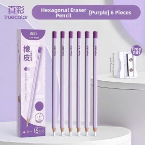 Pencil-shaped Rubber Eraser Clean Debris-free
