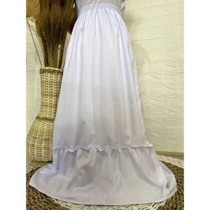 BAJU MUSLIM PUTIH ANAK PEREMPUAN SETELAN ANAK PUTIH HITAM BAJU SERAGAM MANASIK HAJI ANAK PEREMPUAN ATASAN TUNIK PUTIH