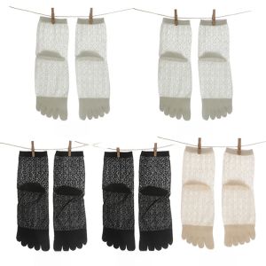 MiiOW | Tất ống ngắn năm ngón chống mùi kháng khuẩn mỏng mùa hè cho nữ Tất lưới thoáng khí Tất ống vừa phải MiiOW Cat Person