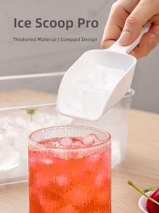 Thickened Plastic Ice Scoop for Milk Tea Shop Multi-use Food Shovel Ice Maker Shovel Ice Cube Spoon Kitchen Cooking Utensils