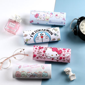 E88 Childrens Eyeglasses Case Portable Anti-Pressure Cute Cartoon Girl Student Design Eye Box for Nearsighted Boys And Girls