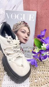 KEYLLA Sepatu Boots Fashion Wanita Import FREE BOX Premium KL21-B