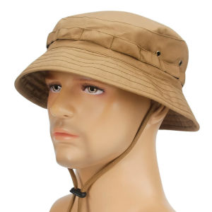 2nd Gen Camo Round-Edge Tactical Short-Brim Boonie Hat – Outdoor Hiking Hunting Fishing & Military Use with Sun Protection