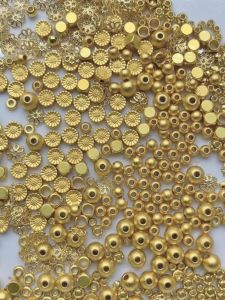 การเก็บรักษาสีสูงวิธีโบราณทอง สีทราย ทองแหวนลูกปัดเย็บผ้าบ้าน Diy อุปกรณ์เสริมตกแต่งดอกไม้