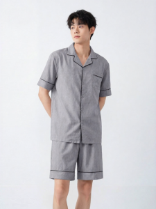 Semir | Antibacterial Comfortable Mens Sleepwear Set Shorts and Shirt