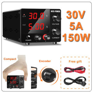 DC Lab 30V 5A 150W Adjustable Power Supply Unit Bench Switch Laboratory Power Supply Voltage Regulator Power Bank Source Repair