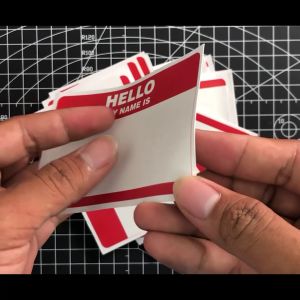 (Isi 18 Lembar) Stiker Hello My Name is Polos, Stiker Tagging, Stiker Graffiti, Stiker Throw Up, Stiker Vandal