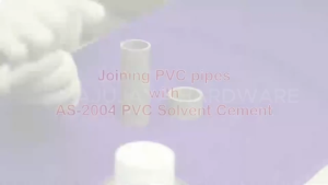ALSEAL AS-2004 PVC Solvent Cement 100mL Clear PVC uPVC Pipe Fitting Glue Gam Paip Plumbing Adhesive Fast Setting