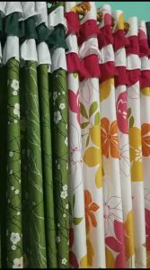 Paket Hemat 3PCS Gorden rumbai poni ring 12 UK 135x220cm dekorasi pintu jendela mewah ( FREE PITA