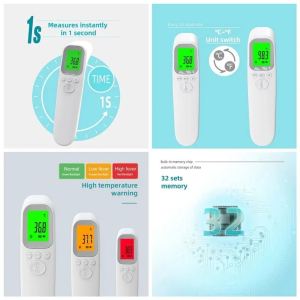 Yunos Digital Thermometer Non-Contact Infrared Thermometer Temperature Digital with Fever Alarm for Adults Thermometer for Baby