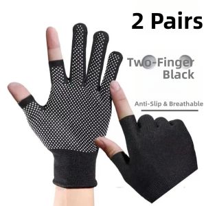 Breathable Anti-slip Sun Protection Fingerless Gloves